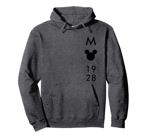 Mickey M. 1928 Side Pullover Hoodie sweat à capuche vintage imprimé mode streetwear