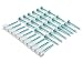 Varelon Olympia Dental Mixing Tips, 6.5mm Impression Material Resin and Adhesive Mixer Nozzles, Teal, 480 Count (10 Packs of 48)