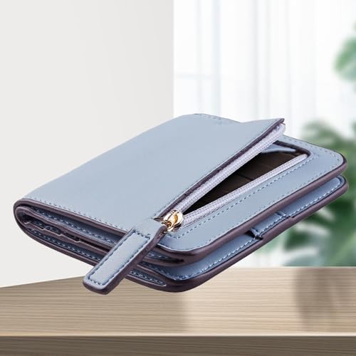 Signal Blocking Card Holder, Compact Design, for Credit Cards & IDs, Protects Information, Portable for Daily Use & Travel, Blue