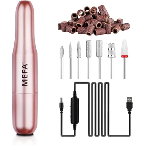 MEFA 16 PCS Electric Nail Drill Kit Cover