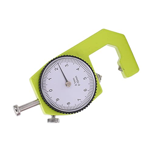 Thickness Gauge, herramienta de medición con resolución de 0.1 mm y rango de medición de 0 a 10 mm, medidor de grosor con superficie de carburo miniatura 7
