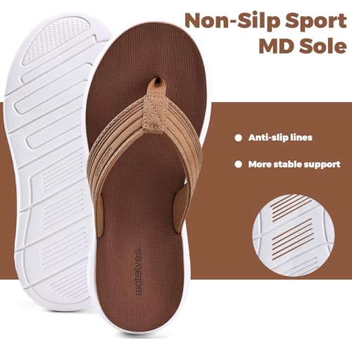 Image of WateLves Girls Flip Flops Non-Slip Casual Thong Sandals Summer Sandal Shoes for Beach Swim Pool (Little Kid /Big Kid)