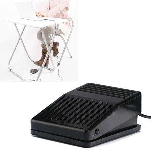 HDE USB Foot Pedal Video Game PC Control Hands Free Camera Footswitch