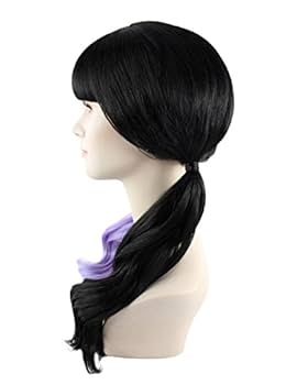 Amazon.co.jp: Wigs2you 外国人 歌手 ウィッグ ツートン 紫 黒