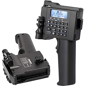 BESHENG PT2000SE Handheld Inkjetprinter, Draagbare Inkjetprinter met Sneldrogende Inktcartridge, Handbediende Printer…