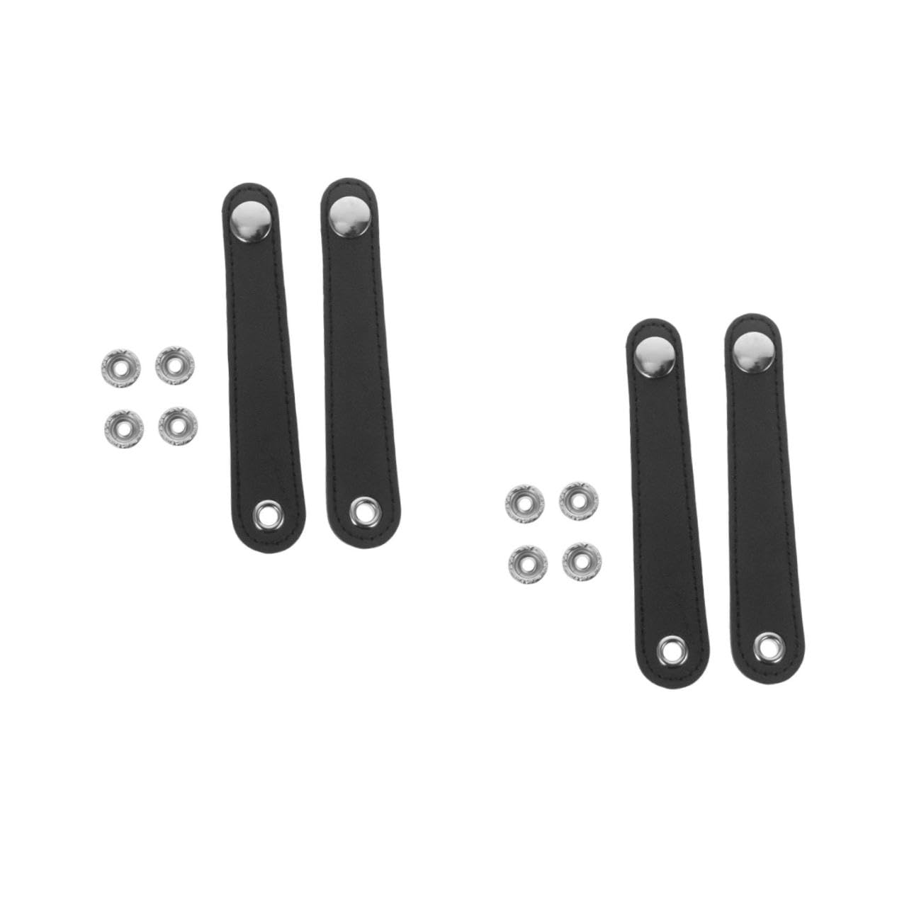 COSMEVIVI 2 Sets Universal Accordion Bellows Straps Durable Leather Accordion Belt Strap Replacement for Bellows