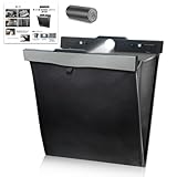 【2025最新人気】 車ゴミ箱スリム【5L大容量 + マグネット式+ LEDライト 】車用ゴミ箱倒れない 後部座席用 挂钩型 ゴミ袋20枚入り スリムデザイン カー用品 便利グッズ 小物収納 日本語説明書