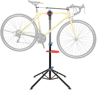 Adjustable Bike Repair Stand, Folding Bicycle Workstand, Portable Home Mechanic Maintenance Rack - for Mountain Bikes and Road Bikes Maintenance