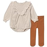 Modern Moments by Gerber Baby Girls' Ruffle Romper, Heritage French Floral, 12 Months