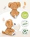 Kuscheltier Hund 20cm - braun - Weiches NICI Plüschtier – niedliches Stofftier zum Kuscheln & Spielen – tolle Geschenkidee für Kinder & Erwachsene | 62136