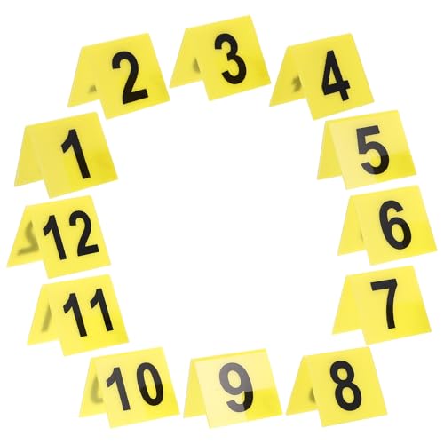 DOITOOL 12 Stück Teiliges Acryl für Detektivspiele und Halloween party Stabile Markierung für Tatort szenen Vielseitig Einsetzbar bei Mystery Werwolf