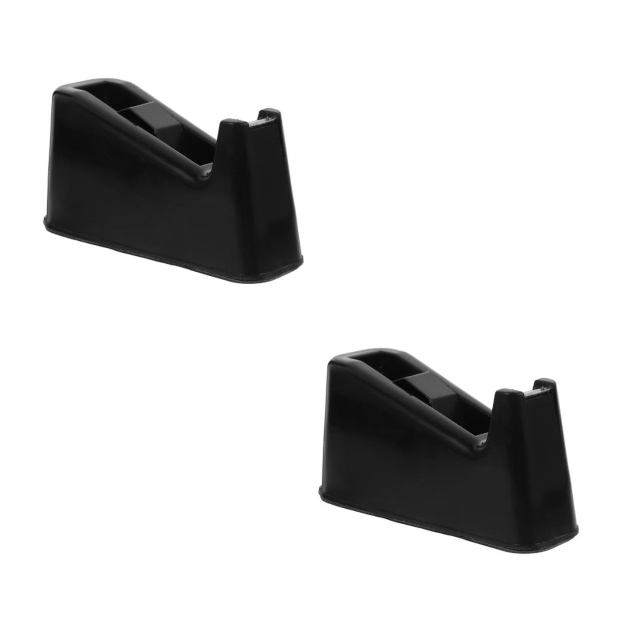 2 Pezzi Dispenser Portatile per Nastro Adesivo con Taglierina per Ufficio Elegante e Compatto per Scuole Uffici e Casa e Inossidabile