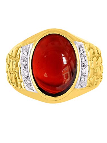 Bague grenat ovale et diamants, le bijou idéal pour sublimer vos tenues de soirée chic