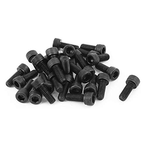 Vis à tête hexagonale M6-1x16 mm en acier de qualité 12.9 haute résistance pour châssis