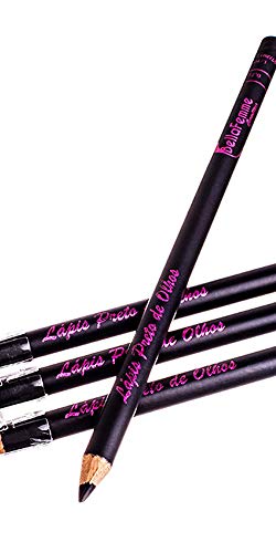 Bella Femme Lápis De Olho Com Apontador Preto