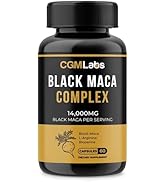Black Maca Complex-Dietary Supplement L-Arginine, Horny Goat Weed, Tribulus Terrestris Extract, B...