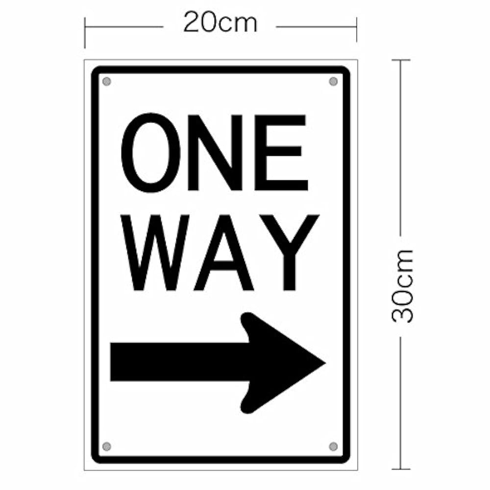 道路標識◆道路看板◆トラフィックサイン◆ロードサイン◆アメリカ◆ONE WAY3 道路標識◇道路看板◇トラフィックサイン◇ロードサイン