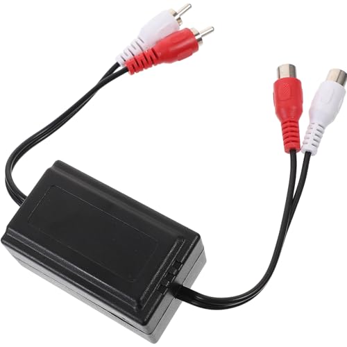BUGUUYO Isolateur de Bruit Boucle de Terre Voiture Filtre Audio Anti-bourdonnement Compatible Plusieurs Modèles Prolongateur Durée Vie Système Audio