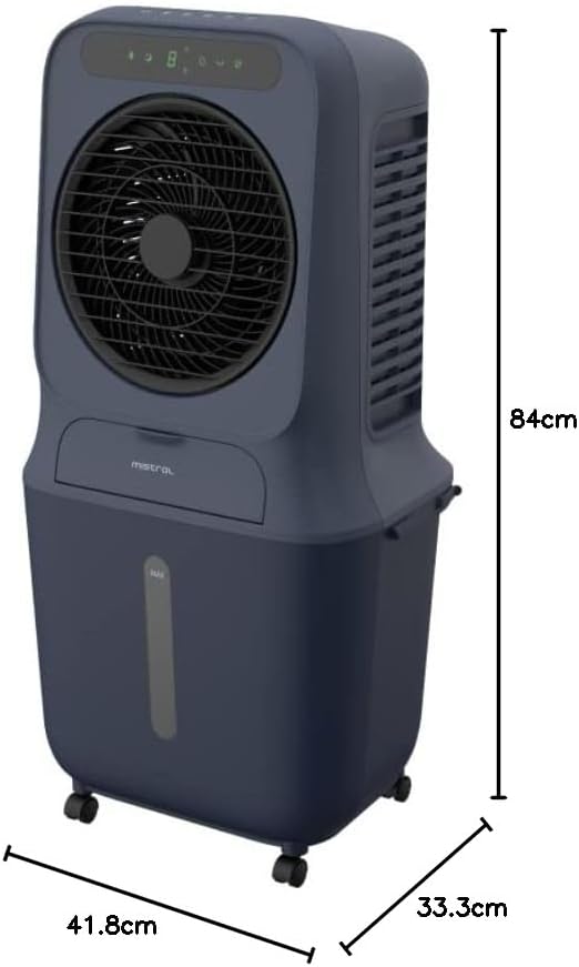 Mistral MAC2300R Air Cooler with dimensions
