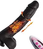 Remote Control Virabtor Adult Toy Dilbo 9.4 Inch Realistic Silicone Dick with Strong Suction Cup forHands-Free Play Viboators Toys Thrusting Stimulant for Women - OGOU8