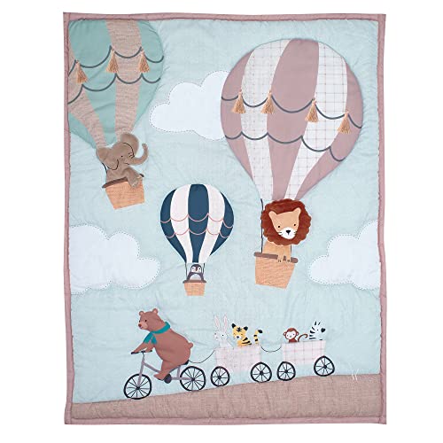 Bedtime Originals Up Up & Away 3-Piece Animals/Hot Air Balloon Crib Bedding Set #TOP7