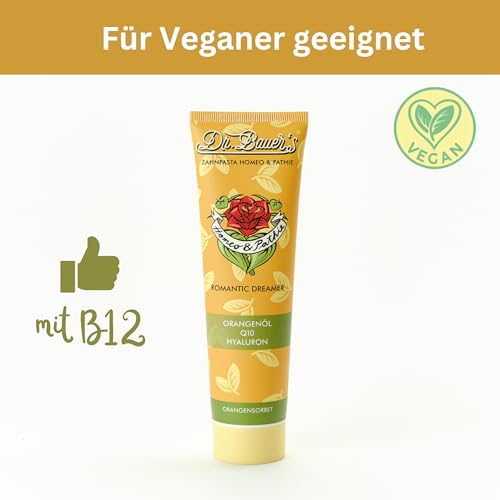 B12-Zahnpasta Dr. Bauer’s Homeo & Pathie mit Hyaluron und Q10