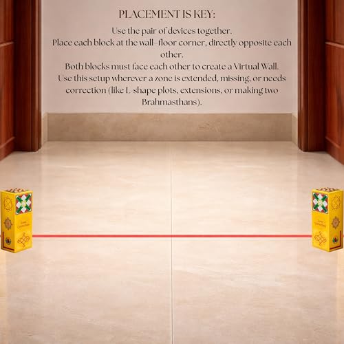 Image of Remedywala Energized Vastu Zone Correction - (Zone Cutter for Space Surgery), Zone Correction for L Shape Plot Remedy
