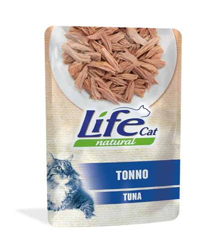 Alimento naturale Life Cat 10121 Busta di Tonno, 70 Grammi