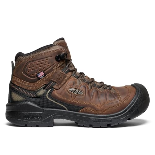 KEEN Utility Men's Targhee 4 Mid Height Composite Toe American Built Waterproof Durable Construction Work Boots2