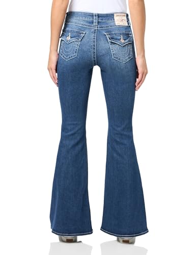 True Religion Womens Bell Bottom Flap Mr Jeans​2