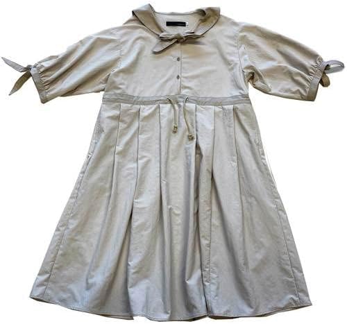 Amazon ヌヌフォルム セーラー ワンピース グレーベージュ 08 Nf17 449 025 キッズ ワンピース チュニック 通販