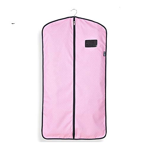 YMYP08 Clothes Dust Cover Household Hanging Coat Cover Dust Bag Clothes Cover Breathable Hanging Bag Dust Cover, Washable,2 Pieces (Color : Pink, Size : M)