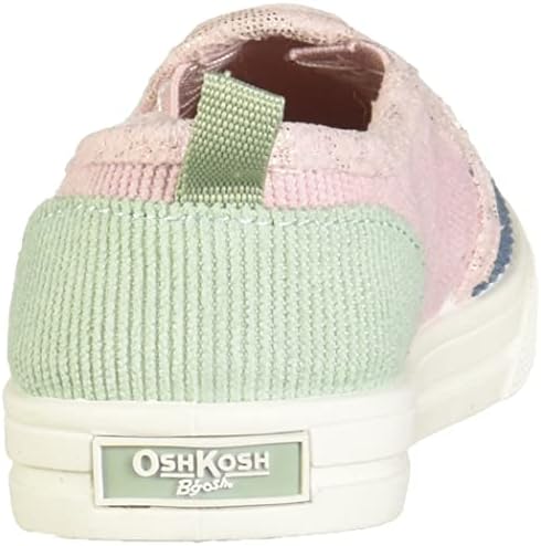 OshKosh BGosh Girls Sneaker, Navy/Multi, 12 Toddler | Image 2