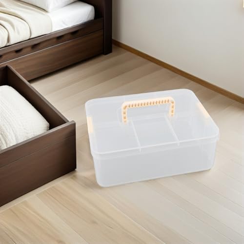 Boîte de rangement transparente Toyvian en plastique solide durable - 7
