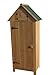 Armario de madera/minicobertizo para herramientas de estilo Brighton para exterior o jardín en tono natural