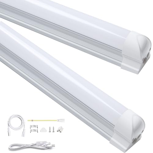 @lƖ ̌^ledu 40` 2600LM 14vd͂ T8 120cm F `cL΍ ڂɗD ᔭM tȒP c q K[WƖ 2{