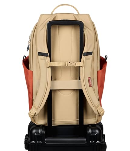Image of JanSport 26L All Around Pack - 15 inch Laptop Sleeve, Dune Red | Versatile Rucksack w /Hydration Sleeve, Reflective Accents & Safety Whistle