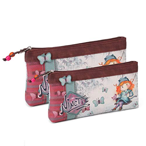 Sacs à Toilette Forever Ninette Duo Trousse de Maquillage Voyage et Vanity Case Swing