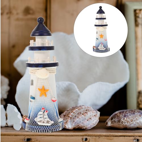 Décor de coquillage côtier et phare de plage océan pour mur