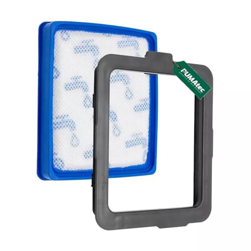 Filtro con soporte para depósito de polvo y marco compatible con Philips FC97... PowerPro Expert CP0617/01