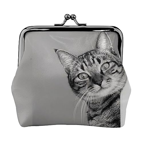 丸形小銭入れ おもしろ ねこ 猫柄 (9) がま口長財布 大容量 コンパクト おしゃれ 軽量 小銭入れ レディース 財布 ギフト プレゼント