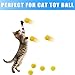 48 Pieces Popper Refill Balls Soft Foam Balls Approx 1.2 Inch in Diameter, Power Popper Refills Foam Ball Refills, Blasters & Replacement Bullet Balls, Fun for Accuracy Games Shooting Games(Yellow)