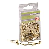 praktische 6er Packung Paperfoxx 115390 Musterbeutelklammern 6-er Pack, 38 mm