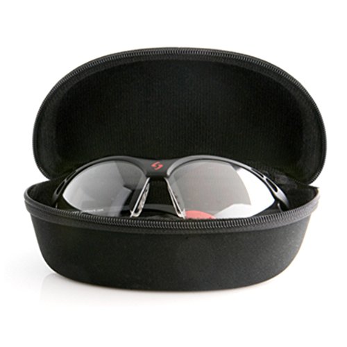 Image of Gearbox Vision Eye Protection with Hard Case, Black Frame /Clear Lens