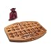 Produktbild LOGOPLAY Bao - Hus - Kalaha - sehr kleines Reisespiel für unterwegs - 30cm lang - Steinchenspiel - Edelsteinspiel - oval aus Samena-Holz