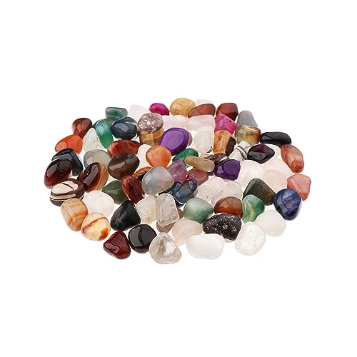 Nklaus 300G Pietre Burattate Multi Mix 10-15 Mm Pietre Curative Pietre Gemme Decorazione Gioielli 14699