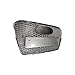 Adecuado RS5 Style Front Sport Hex Mesh Honeycomb Hood Grill Silver Fit for Audi A5 / S5 B8.5 2012 2013 2014 2015 2016 Parrilla (Color : Chrome Emblem)