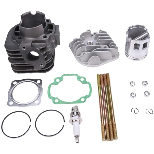 YQABLE 52mm Cylinder Rebuild Engine Top End Kit Compatible for Polaris Sportsman Predator Scrambler 90 by YQABLE - Used condition - US$44.86