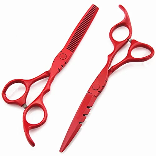 Ciseaux de coupe japonais rouge 6 pouces de haute précision