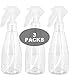 Produktbild Tragbarer Sprüher aus Kunststoff, Wady 3 pcs nachfüllbar Mist Spray Flasche,transparent